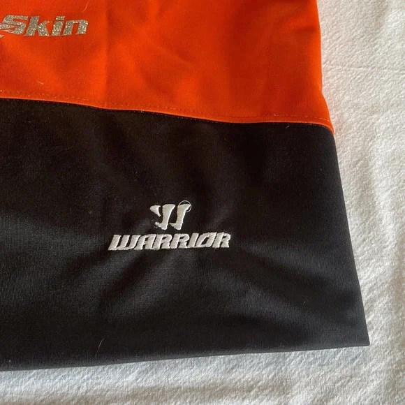 Minnesota Machine Hockey Jersey Sz M Orange Black White Glitter #2 Game Used - Picture 11 of 12